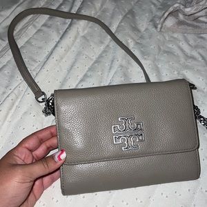 Tory Burch Britten chain wallet